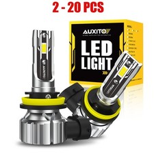 AUXITO H8/H9/H11/H16JP LED Headlight High/Low Bulb Super Bright White Lamp 2-20X picture