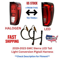 2019-2023 GMC Sierra Halogen to LED Tail Light Conversion Pigtail Harness picture