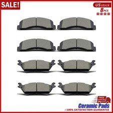 Front and Rear Premium Ceramic Brake Pads Set Fit For 2012-2020 Ford F-150 picture