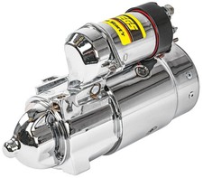 JEGS Chrome O.E.M. Replacement Starter for Small Block Chevy and Big Block Chevy picture