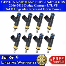 OEM Siemens 36LB Increased HP 8 Fuel Injectors For 2006-2016 Dodge Charger 5.7 picture