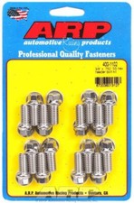 ARP S/S Header Bolts - 3/8 x .750 UHL (16) Long Hex Head Big Block Chevy / Ford picture