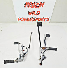 1998 HARLEY DAVIDSON DYNA Chrome Forward Controls Footpeg Levers Shift Brake OEM picture