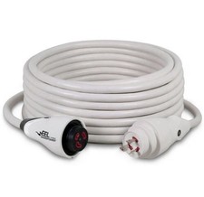 Marinco EEL 50' Shore Power Cordset 30Amp | White | CS30-50W picture