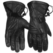 Vance Leathers 'Impulse' Waterproof Black Leather Motorcycle Gloves picture
