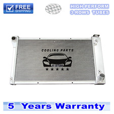 CU369 3 Row Aluminum Radiator For 67-72 Chevy GMC C/K C10 C20 C30 K10 K20 Pickup picture