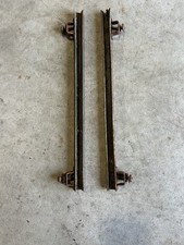 1937 1938 Chevy Door Window FRONT LOWER GLASS GUIDES / CHANNELS Original GM pair picture