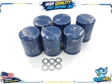 NEW 6 x For Honda Oil Filters AND Gaskets 15400-RTA-003  picture