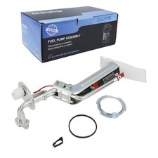 340LPH AN Fuel Pump Hanger 86-97 Mustang 5.0 4.6 8AN/6AN Fittings E85 Safe picture
