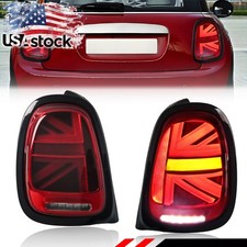 Red Union Jack LED Rear Tail Lamp lights For 2014-2022 Mini Cooper F55 F56 F57 picture