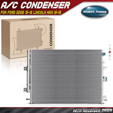 AC Condenser w/Trans Oil Cooler & Receiver Drier for Ford Edge 15-18 Lincoln MKX picture