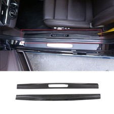 Dry Carbon Fiber Inner Door Sill Scuff Plate Guard For Porsche 911 718 2012-20 picture