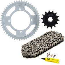 NICHE Sprocket Chain Set for Kawasaki KLX140 14/50 Tooth 428 Front Rear Kit picture