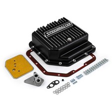 GM Turbo TH350 Black Extra Capacity Aluminum Transmission Oil Pan Kit picture