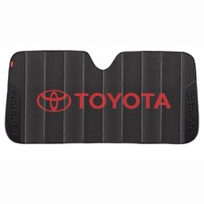 Toyota 4Runner Tacoma Red Logo Front Windshield Accordion Sunshade 55x23 inch picture