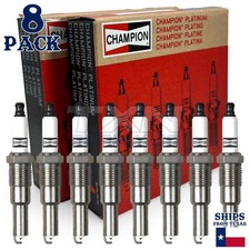 8 Pack Spark Plugs Champion Platinum Set For 2004-2008 Ford F-150 V8-5.4L picture