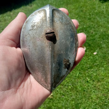 Original 1930's  Airstream Airflow Die-Cast Teardrop Radiator Cap w/ Center Bolt picture