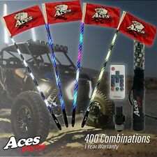 4ft Deluxe LED Lighted Whip 400 Comb Off-Road CanAm Maverick X3 X MR Turbo R picture