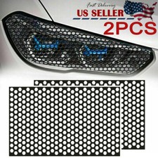 2x Car Rear Tail Light Cover Black Honeycomb Sticker Tail-lamp Decal Accessories picture