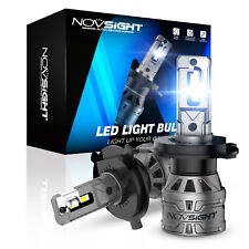 NOVSIGHT 13000LM H4 9003 LED Headlight Bulbs Kit High Low Beam 6500K Super White picture