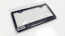 Black on Black Shelby GT500 Mustang Black 100% Carbon Fiber License Plate Frame picture