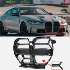 CSL Style For 21-23 BMW M3 G80 M4 G82 G83 Front Bumper Grill Grille Carbon Fiber picture