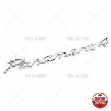Chrome Look Panamera 4 Letters Rear Badge Emblem Look Deck Lid Sport picture