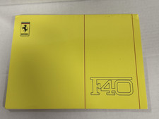 Ferrari F40 owners manual handbook ref 610/90 with tire card picture