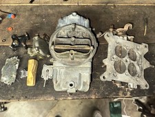 Holley 750 CFM 3310-3 Main Body W/ Base Plate. PARTS INCOMPLETE picture