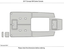 2017 Concept 30ft Center Console DuraEVA Boat flooring picture