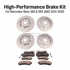 Brake Rotors& Pads Set FOR Mercedes Benz S63 & S65 AMG US picture