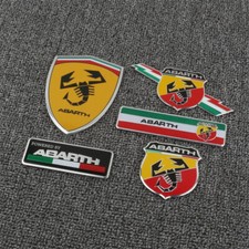 3D Metal Scorpio ABARTH Emblem Sticker Car Body Rear Trunk Badge for Fiat picture