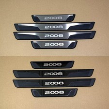 2026 Peugeot 2008 Door Sill Protector, Anti-Scratch Scuff Plate Trim Car Parts picture