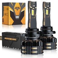 AUXBEAM 9006 HB4 CSP LED Headlight Bulbs Kit Super White 6500K 25000LM Low Beam picture