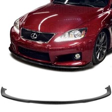 Front Bumper Lip Spoiler For 08-14 Lexus IS-F ISF Sedan 4dr, Black PU AS Style picture