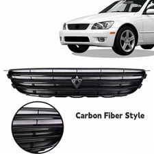 For 2001-05 Lexus IS300 Front Grille Carbon Fiber Altezza Style W/Black Emblem picture