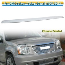 Replace Front Hood Grille Molding Trim Chrome For GMC Yukon XL Denali 2007-2014 picture