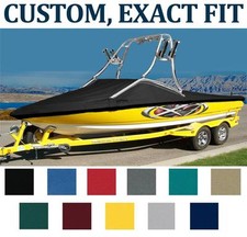 7.6oz CUSTOM FIT BOAT COVER AXIS A22 W/AW15 TOWER W/O SWPF W/STR SYST 2015-2017 picture