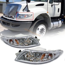 Headlights Pair For 2002-2019 International Truck 4100 4200 4300 4400 8500 8600 picture