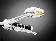 Kuryakyn 1431 Turn Signal Mirrors W/Flat Glass (Harley-Davidson) picture