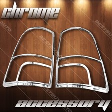 High Gloss Chrome Tail Light Lamp Cover Overlay Trim For 2010-2018 Ram 1500 picture