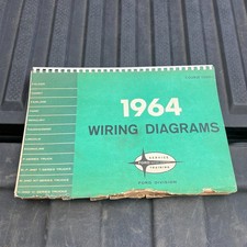 Vtg 1964 Ford Wiring Diagrams Book Course 13001.1 Falcon T-Bird Lincoln Truck picture