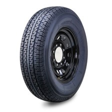 WINDA Trailer Tire Assembly ST235/80R16 10-Ply Black Mod Rim 8 Lug on 6.5