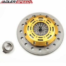 ADLERSPEED TWIN DISC CLUTCH KIT FOR ACURA RSX HONDA CIVIC SI K20 K24 MEDIUM WT picture