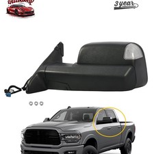Left Driver Side For Ram 2500 3500 2019-2022 Rotatable Heat Towing Mirror+Puddle picture