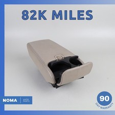 97-06 Jaguar X100 XKR Leather Center Console Arm Rest Lid w/ Trim Beige OEM 82k picture