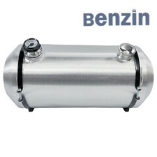 Universal 12''x26''12.5 Gallons 1/4 NPT Spun Aluminum Gas Tank Fuel Tank W/Gauge picture