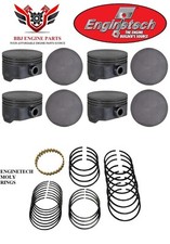 8 Enginetech Flat Top Pistons & Rings for 2005-2009 Chevrolet 5.3 4.8 LS GenIV picture