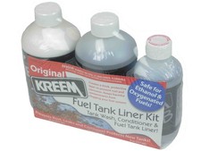 Kreem Combo Kit Gas Fuel Tank Sealer Liner Motorcycle Rust Coating Prep Seal picture