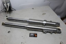 00-06 Harley Touring OEM Front Fork Leg Set Pair Straight No Oil picture